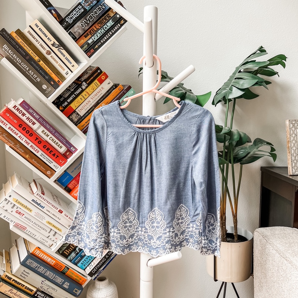 H&M girls blouse